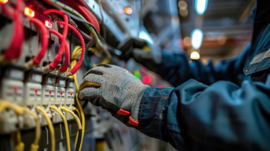 ai generated, electrician, technician
